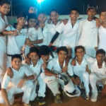 Navi Mumbai school team in Navi Mumbai Inter School Night T10 cricket tournament