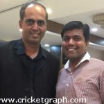 (Shri. Nilesh Kulkarni (on LHS) with Cricket Graph Sr. Editor Sachin Rajput (on RHS))
