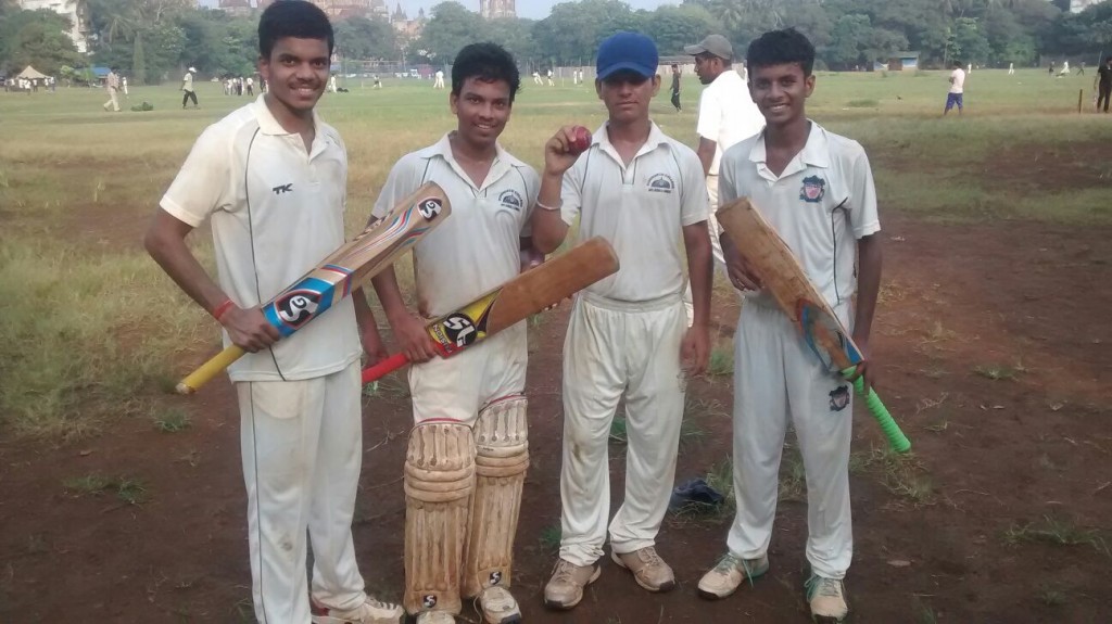 Four pillars of Siddharth collegeFour pillars of Siddharth college