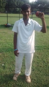 Saurav Ankush bowler from Siddharth