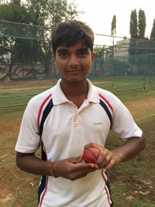 Hem Patel has so far taken 25 wickets in 2 matches - swami Vivekananda school Borivali