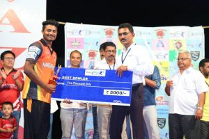 Best Bowler Mr Sidharth Raut