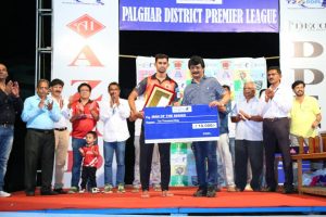 Man of the series Sairaj Patil 197 runs n 3wkts