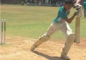 Suryansh Shedge (RHB)- 135 off 73 (U-16) Lashkaria Champs Tournament