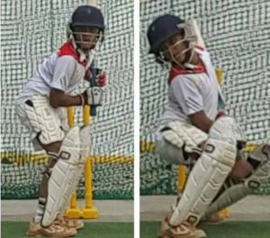 Jay Jain(LHB)- 104 off 58b(U-16) 30overs game