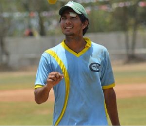 Arun Yadav(RHB)- 109 off 76b, Bhaskar Trophy 2017, (40overs)