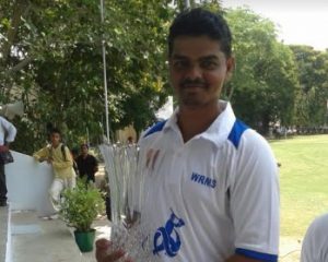 Left-arm Spinner Atish Walinjkar takes a 5wkt haul vs Ours CC in the Kanga League 2017
