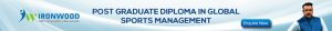 ironwood sports management global academy banner