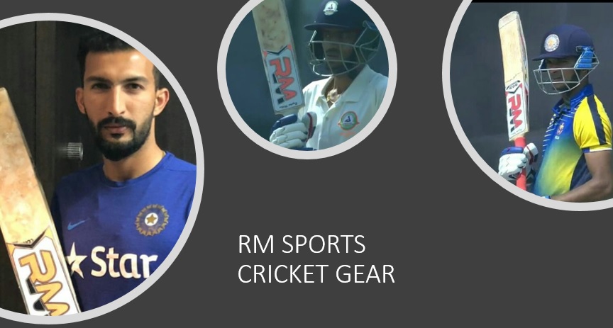 RM Sports cricket bats players