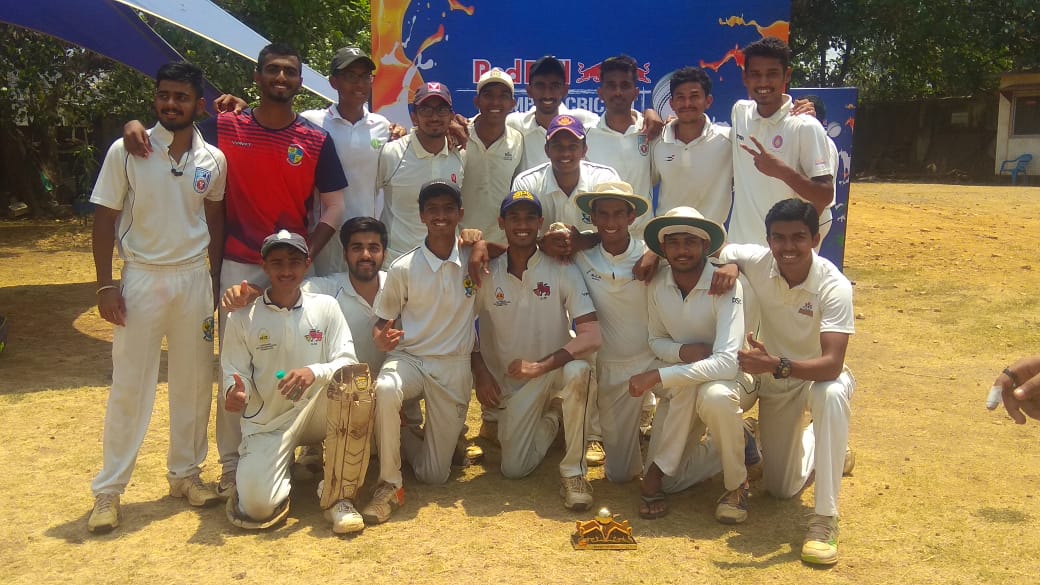 Ruparel College Team Runner up of RedBull Inter College Cricket Tournament 2019