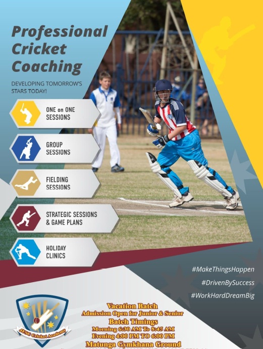 Cricket Coaching Fees Per Month