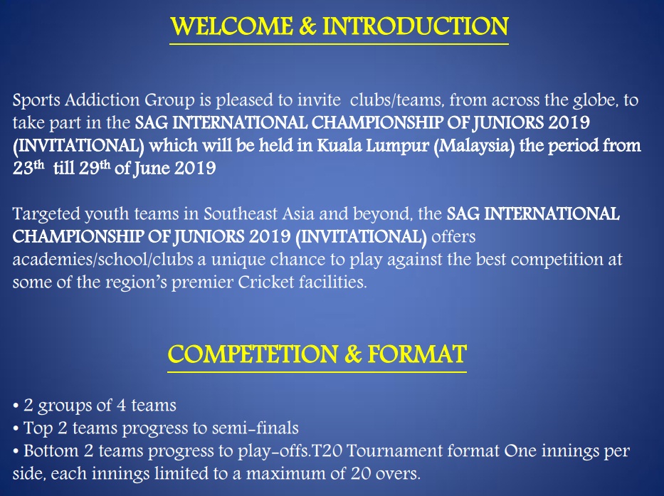 WELCOME & INTRODUCTION