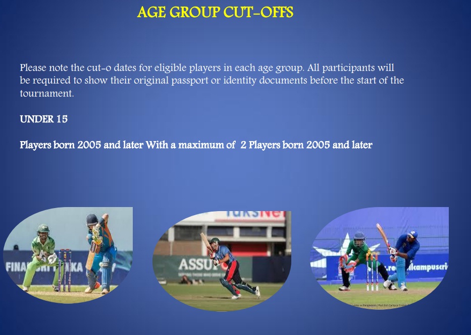 AGE GROUP CUT-OFFS 