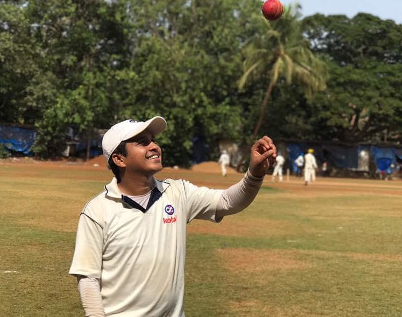 Sagar Khatri bowling