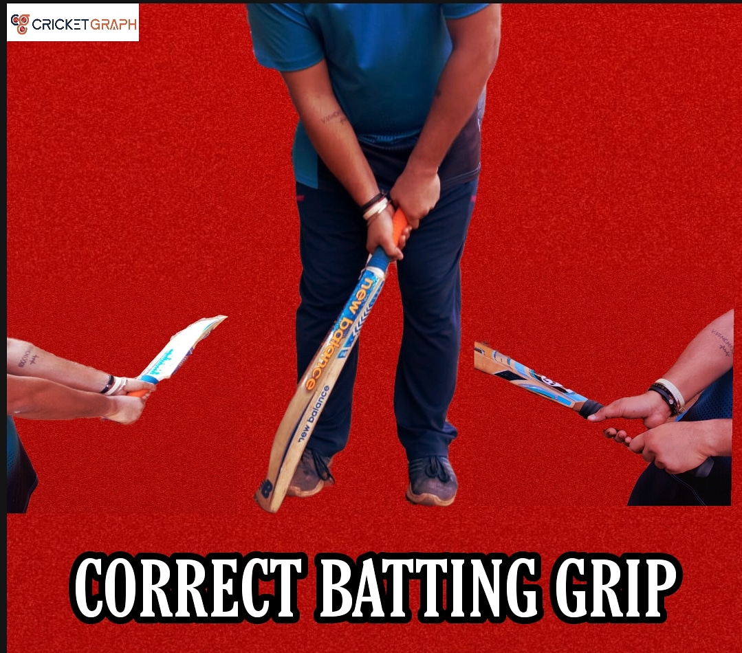 Cricket Gyan The Correct Batting Grip Cricketgraph