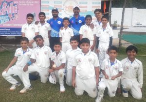Winning team SANTOSH SPORTS CRICKET ACADEMY A
