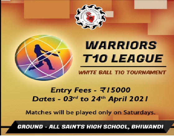 WARRIORS T10 White Ball Tournament 2021