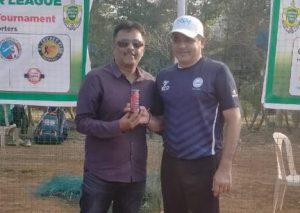 Best batsman of the tournament Ketan Thakkar